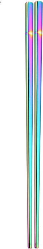 Roestvrijstalen Rainbow Chinese Eetstokjes - 5 paar