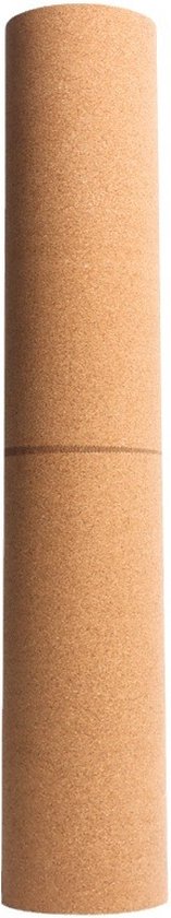 Yogamat kurk TPE 183x66x0,5 cm - biologisch afbreekbaar