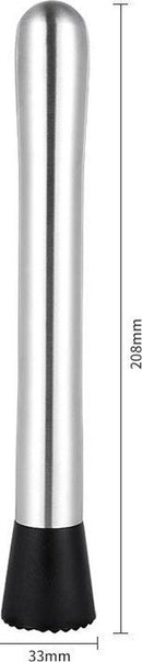 12-delige cocktailshaker set - RVS