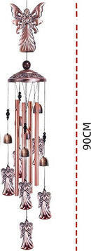 Retro Engel Windgong – Roodbrons – 90 cm