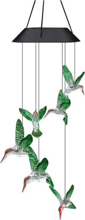 Windgong set kolibries – avondlicht effect