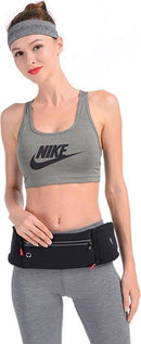 Heuptasje sport - running belt met bidon 600ml - Zwart