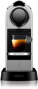 Krups Nespresso Citiz & Milk XN761B - Koffiecupmachine - Zilver - Met Melkopschuimer - Compact - Retro Design