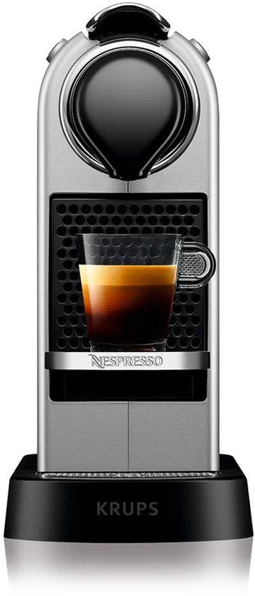 Krups Nespresso Citiz & Milk XN761B - Koffiecupmachine - Zilver - Met Melkopschuimer - Compact - Retro Design
