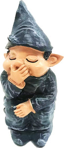 Ondeugende tuinkabouter - Tuindecoratie 6x5x12cm