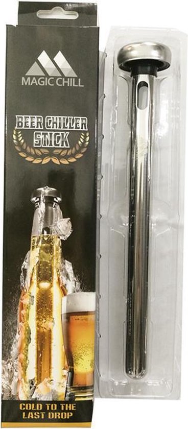 Set van 2 RVS Drinkkoeler Staven: Houd je drankjes snel en langdurig koud, perfect voor feestjes en BBQ's