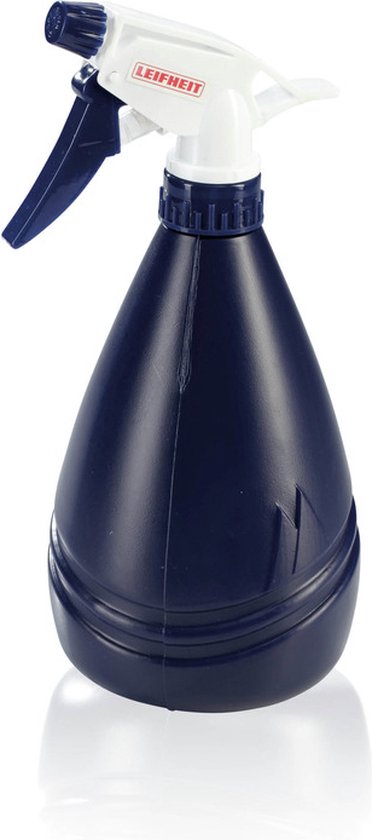 Leifheit spuitfles 600 ml - 500 spuitbeurten - hervulbaar - blauw - wit