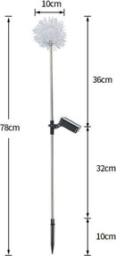 2x Solar Tuinlamp Paardenbloem - Warm Wit Sfeerlicht