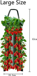 Hangende Aardbeienzakjes Groen - 2 Stuks - 10 Poorten