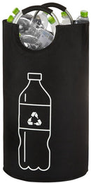 Zwarte Oxford doek ring handvat bedrukte fles 90L met handva