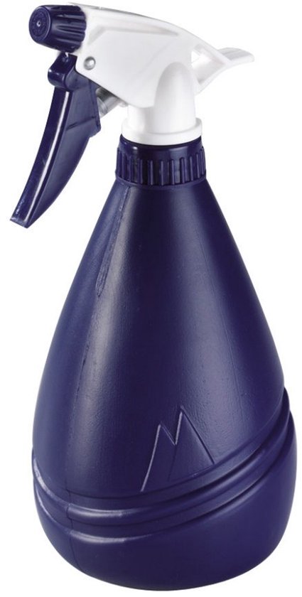 Leifheit spuitfles 600 ml - 500 spuitbeurten - hervulbaar - blauw - wit