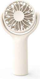 Draagbare Handventilator met grote capaciteit en Krachtige Windkracht-USB Oplaadbaar- Perfect voor Onderweg - 3 Snelheidsniveaus -wit-75 x40 x 140 mm
