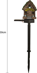 Solar Tuinverlichting - Welkomstlicht Houten Huisje - Bruin