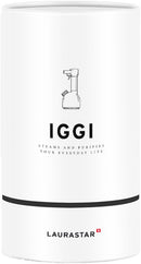 Laurastar IGGI Pure White, Zuiverende Stomer, Desinfecteert, Reinig stoffen en voorwerpen, Compacte Draagbaar en Design (Wit)