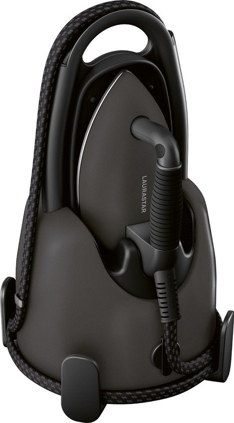 Laurastar Lift Xtra: Draagbare 3-in-1 Stoomcentrale, Strijkt, Ontkreukt en Reinigt Textiel, Hygiënische Stoom, Automatische Temperatuur, 3D Zoolplaat, Afneembare Watertank, Verticaal Strijken (Titan)