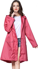 Unikorf Regenjas Opvouwbaar Waterdicht + Tas, Perzikroze