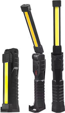 Oplaadbare Multifunctionele LED Werklamp met Sterke Magneet en Haak –bureaulamp- Ideaal voor Werk en Noodsituaties-zwart