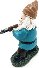 3delige Set Gedetailleerde Militaire Gevechtstuinkabouters in Diverse Poses - Decoratief Beeldje
