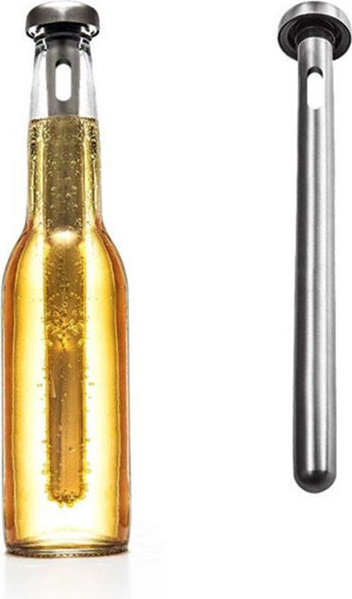Set van 2 RVS Drinkkoeler Staven: Houd je drankjes snel en langdurig koud, perfect voor feestjes en BBQ's