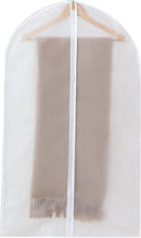 6 Stuks transparante stofhoezen voor kleding met Rits - Kled