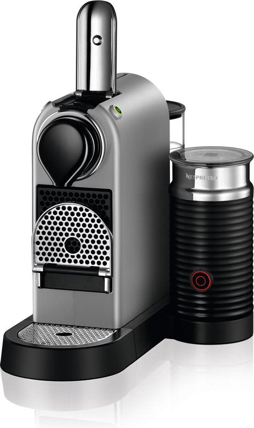Krups Nespresso Citiz & Milk XN761B - Koffiecupmachine - Zilver - Met Melkopschuimer - Compact - Retro Design