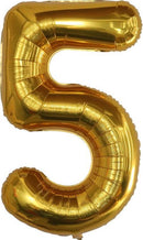 19 delig verjaardag ballonnen set - 5 jaar - Thema: Dieren