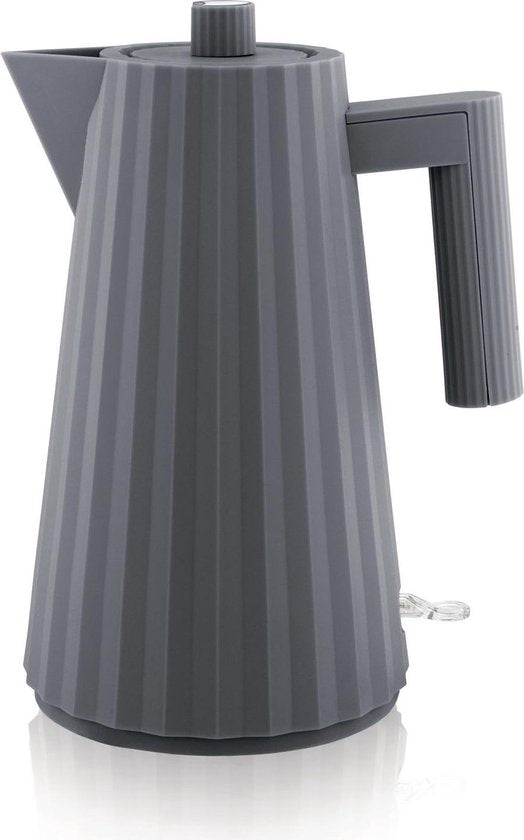 Alessi Plissé Waterkoker - 1,7L - Kunststof - Grijs