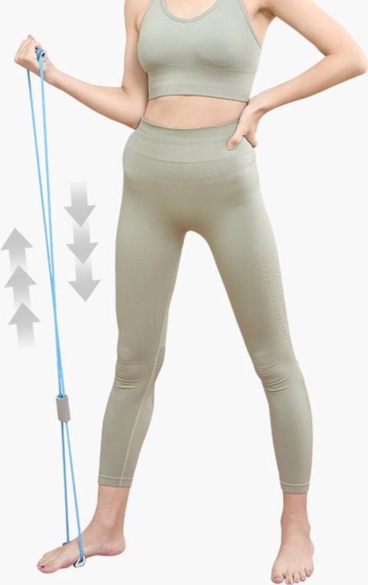 TDR - Trekkoord Yoga -ElastiekFiguur 8 Rally -blauw