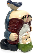 Grappige tuinkabouter met blote billen-Welcome -tuindecoratie