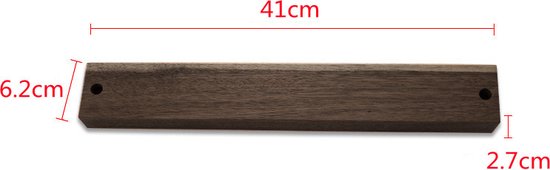 1. Magneetstrip Acaciahout 41.5x6.2 cm - Elegant design