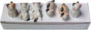 6x Keramische Kat Eetstokjeshouders – Vaatwasserbestendig – Schattige Chopstick Rests