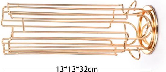 metalen rooster vergulde roterende  dolce gusto capsulehouder  24st goud