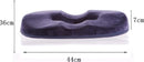 ComfortPlus Orthopedisch Donutkussen van Traagschuim - Veelzijdig Gebruik voor Stoel, Rolstoel & Auto - Wasbare Hoes & Anti-Slip - Marineblauw