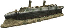 Scheepswrak Ornament - Aquarium Decoratie - 38,5 cm - Hars - Titanic Stijl