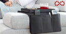 Bankstel Tray met Organizer – Dienblad Voor Armleuning – Zwart