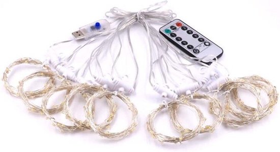 LED Lichtgordijn 300 LED's Waterdicht 8 Modi 3x3m