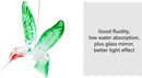 windgong - prachtige set van kolibries / hummingbirds die s 'avonds een mooie licht effect geeft.