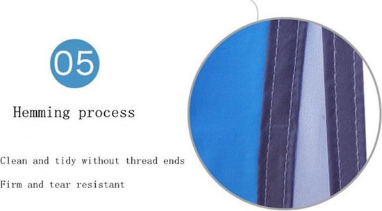 TDR Draagbaar Waterdicht Zonnescherm 320x250cm Blauw
