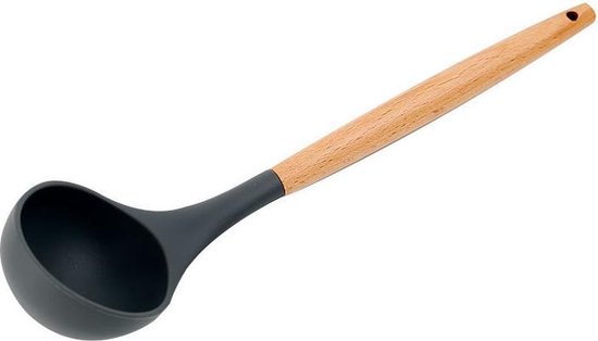 TDR - Kookgerei set met Houder 11-delig - Hout met Siliconen