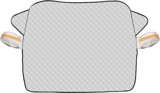 Auto Zonnescherm - Meerlaags Composietmateriaal - Water- en UV-afstotend - Dubbele Bevestiging - Maat: 165x143CM - Extra groot