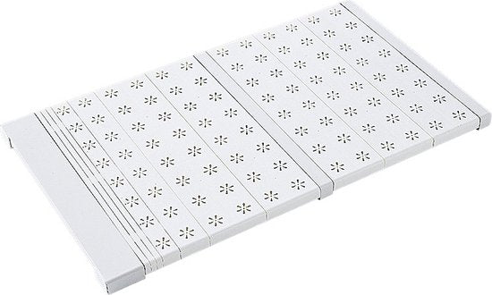 Verstelbaar legplank voor kasten - Uitschuifbaar van 71 tot 92 cm - Draagt tot 20 kg- wit