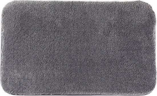 Pluche Antislip Vloermat 60x90cm Donkergrijs