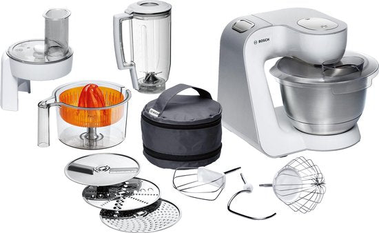 Bosch MUM5 - MUM54230 - Keukenmachine - 900W - 3,9L - Wit/Zilver