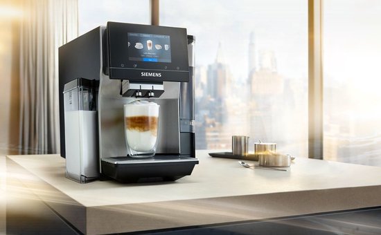 Siemens EQ700 Integral TQ707R03 - Volautomatische espressomachine - Kopverwarmer - Zwart/RVS
