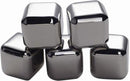 TDR- Luxe whiskey set+6 Whiskey stones + Tang+opbergdoos-Herbruikbare -roestvrij-silver