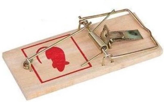 Houten Traditionele Muizenvallen | Set van 12 stuks | Ongediertebestrijding | Klapvallen | Muizenval | Huis & Tuin