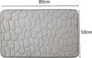 hoogwaardige badkamermat - Luxe Comfort en Veiligheid in één-Uitzonderlijke Waterabsorptie- 50*80cm- lichtgrijs
