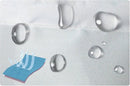 Waterdicht douchegordijn met marmerpatroon - Luxe uitstraling, Uitstekende waterbestendigheid, Eenvoudig te installeren 180*200CM-bruin/goud