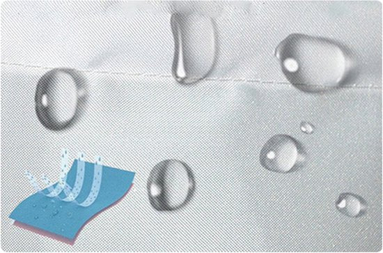 Unikorf Douchegordijn 180x200 grijs marmerpatroon