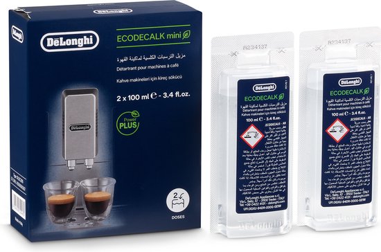 De'Longhi EcoDecalk Mini DLSC200 - Koffiemachineontkalker - 2 x 100 ml